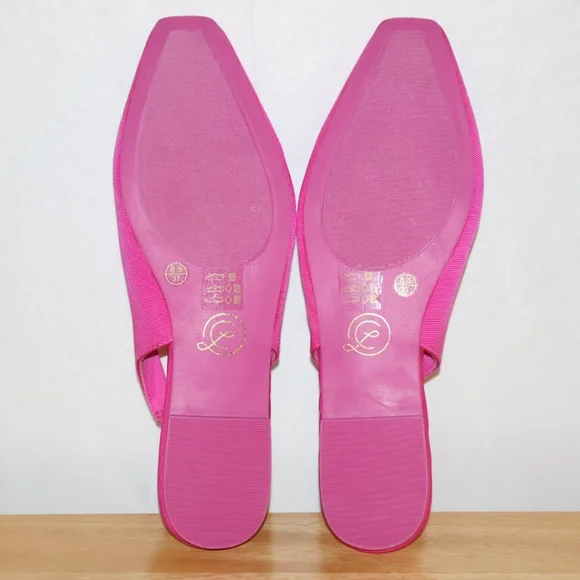 Chinese Laundry Hot Pink Pointed Slingback Flats. Size 6.5. - Picture 8 of 9